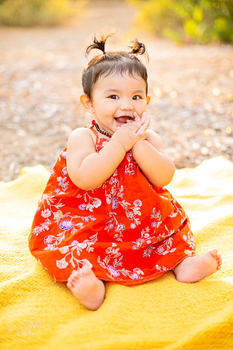 baby portraits, baby photography, baby pictures, 6 month baby portraits, outdoor family photos, outdoor baby portraits, nature, whittier family photographer, whittier family photos, outdoor family photos in whittier, whittier photographer